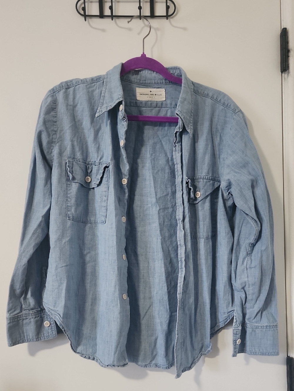 Madewell Light Blue Chambray Button-Down Shirt